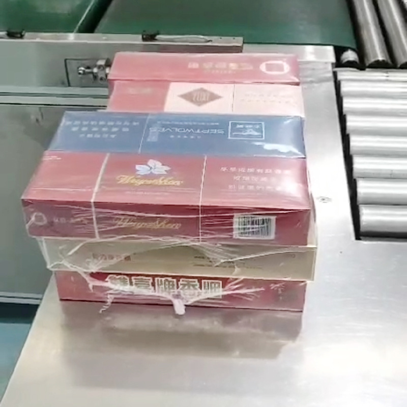 Suministro directo de fábrica entrega urgente de tabaco logística de clasificación de película retráctil uniforme de alta transparencia película de embalaje de tabaco