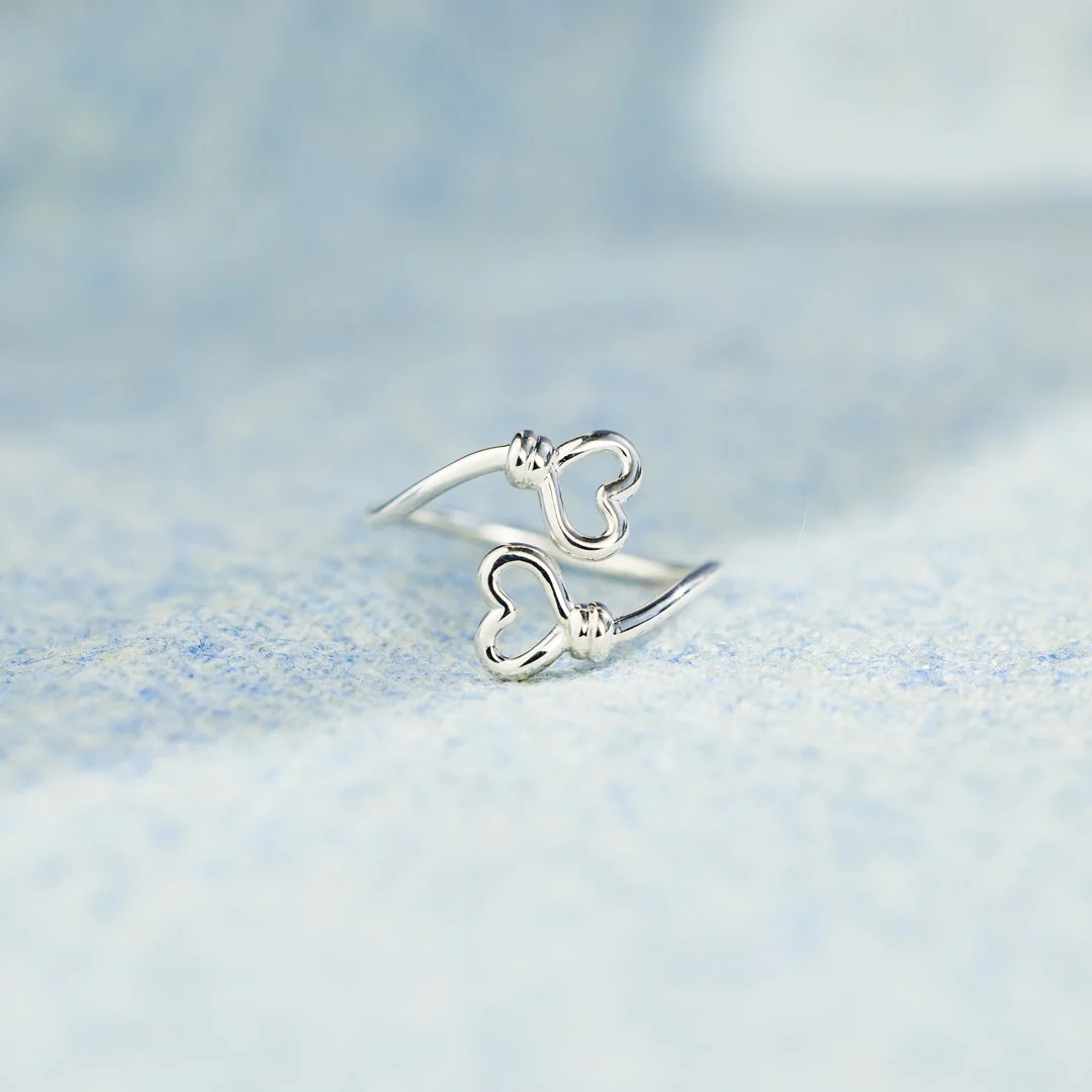 Rings Classification 925 Sterling Silver Heart Shape Rings 925 Sterling Silver Rings