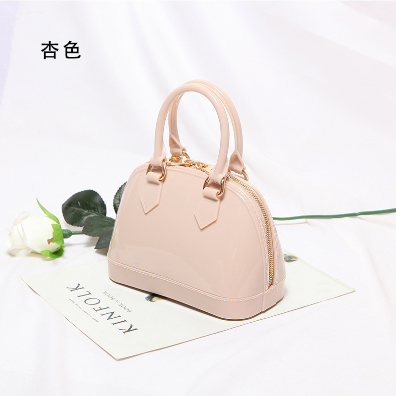 2025 primavera y verano estilo caliente moda casual niños dulces bolsa de gelatina mini bolso de mensajero de un solo hombro variedad al por mayor