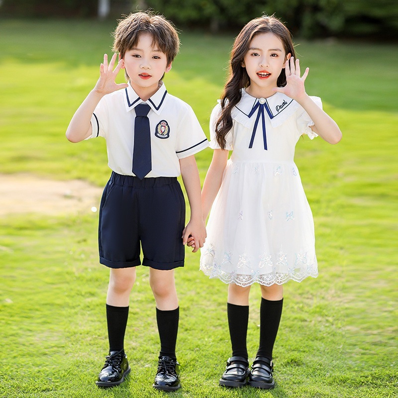 61儿童演出服小学生合唱服幼儿园班服毕业照服装诗歌朗诵表演服