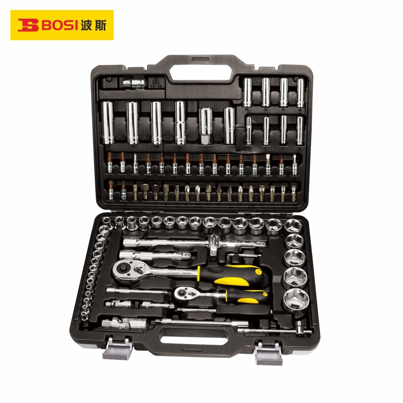 波斯 94件套6.3+12.5mm系列公制套筒组套 机修 汽修组套BS511094