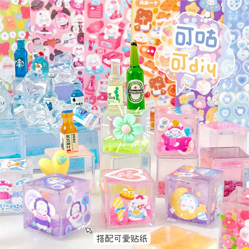 ✅ Набор мини-кирпичиков для льда DIY, быстро тонущие в песке, маслопоглощающие кубики льда, кирпичики для бара, кирпичики из конопли, настольный декор.