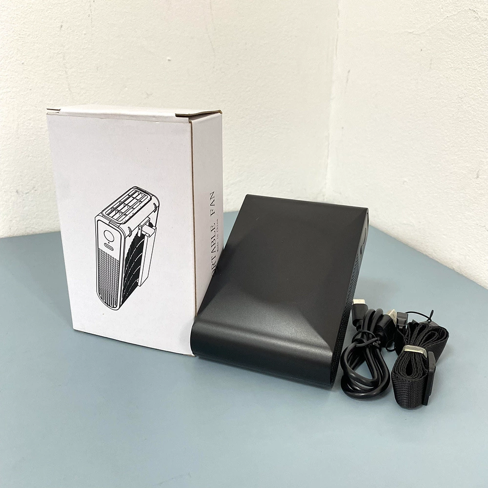 Yet another off-season item! Three-speed adjustable USB waist-hung neck fan for outdoor use, portable and hanging around the waist