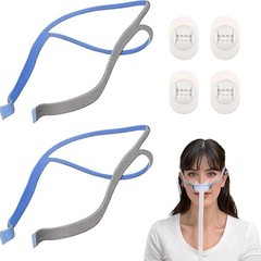 Resmed Airfit P10 ストラップ交換用 CPAP メガネストラップ Resmed Airfit P10 と互換性あり