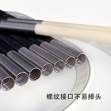 批换头筷柄一次性筷子头可换头筷替换分体拼接筷火锅可拆卸一人一
