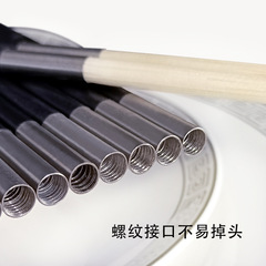 B & 交換箸柄使い捨て箸頭交換箸交換セット箸鍋取り外し可能一人