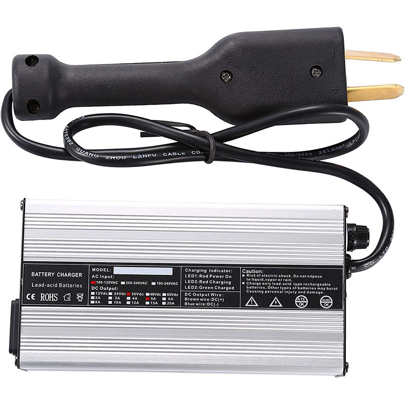 瓦特力36V5A高尔夫球车充电器 铅酸电池大八角充电器 G3605cc