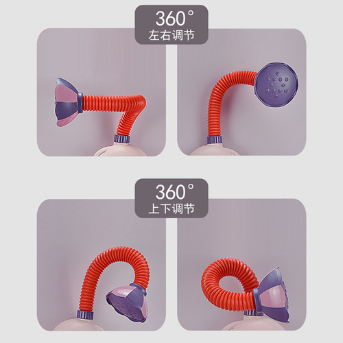 Cross-border baby bath, duckling water toy, elephant electric shower that sprays water in the bathroom, children's toy
