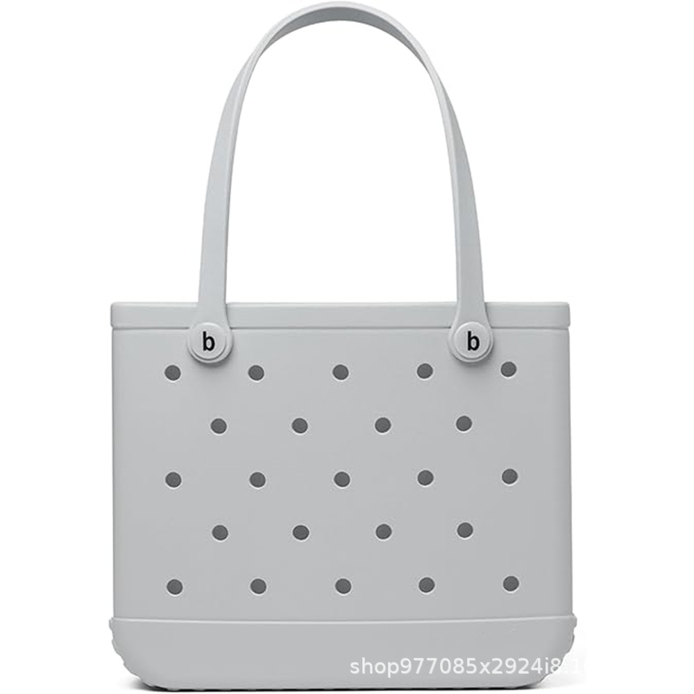 Eva bolsa de playa bolsa de agujero ligera europea y americana moda diy bolsa de mano de gran capacidad bolsa de hombro especial junto al mar