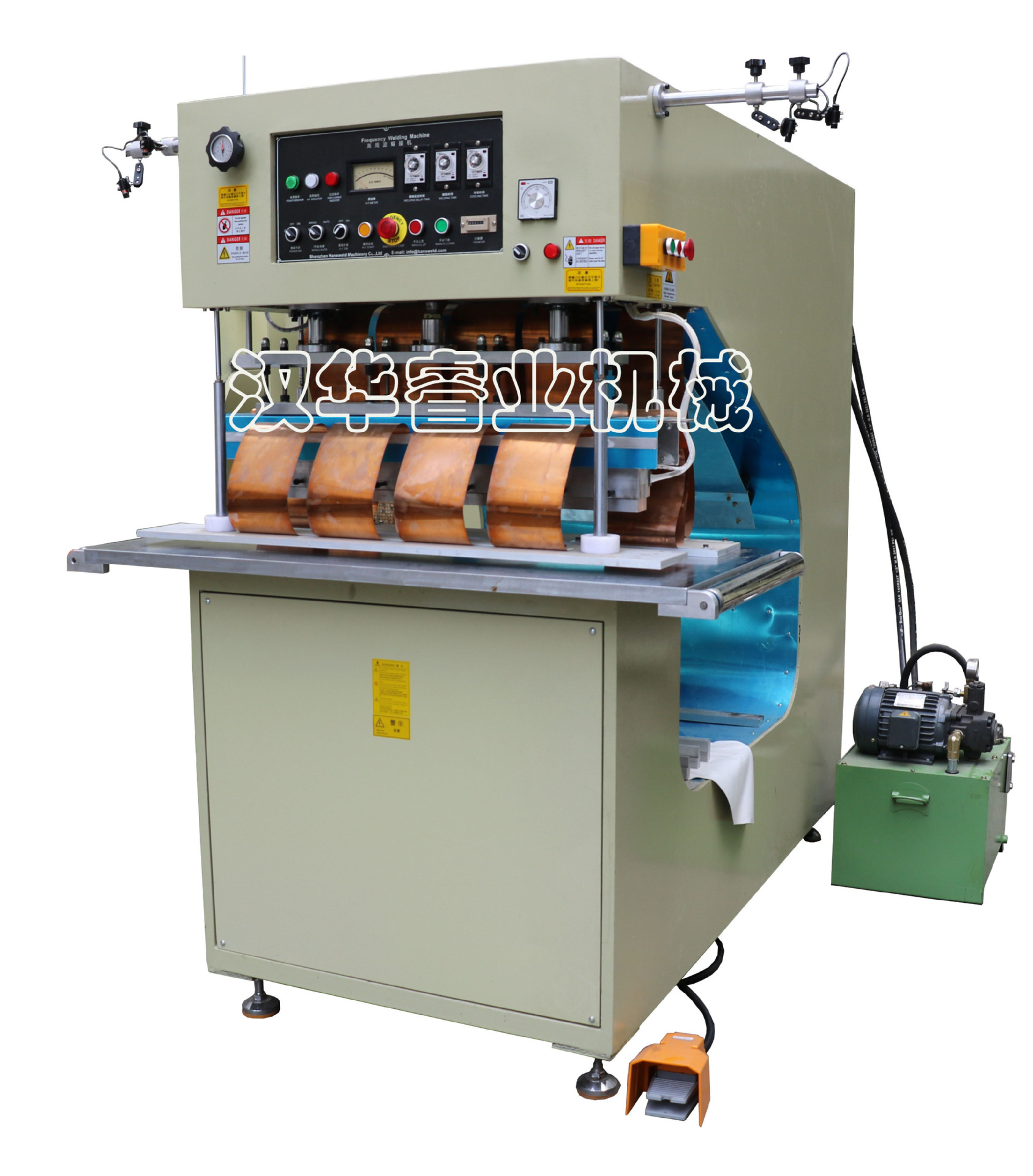 帆布机高周波汽车篷布熔接热合机PU帆布露营帐篷游泳池高频焊接机