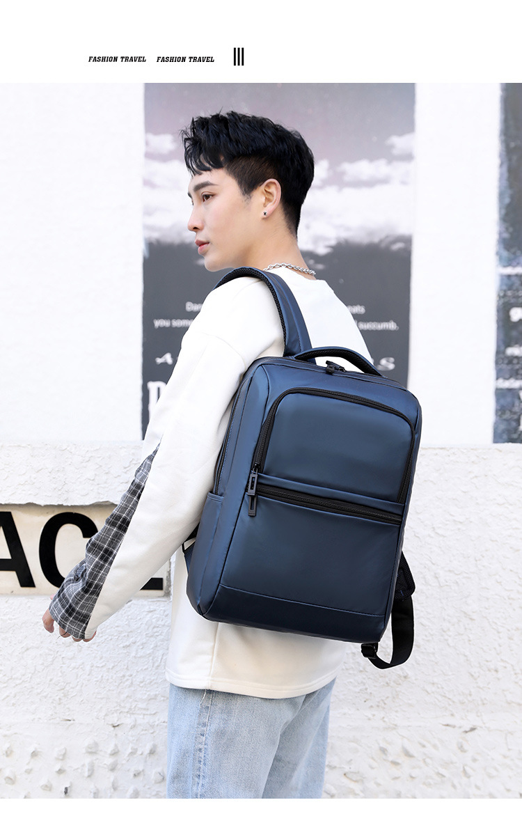 New men's backpack, multi-functional business waterproof computer bag, simple outdoor travel, large-capacity backpack undefined
