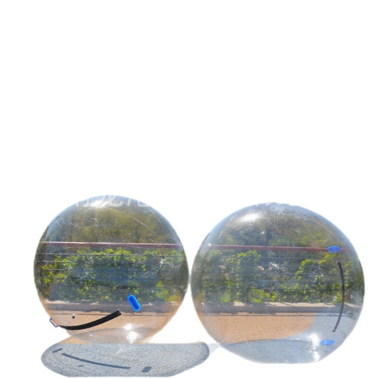 Pelota de agua inflable para caminar bola de cristal de baile para niños bola de rodillo de color transparente juguete de agua para adultos bola para caminar