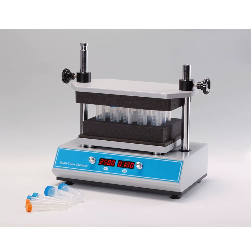 MS200 многотрубной вихревой гомогенизатор обрабатывает 50 образцов за раз 500 ~ 2500RPM может быть синхронизируемым несколько спецификаций