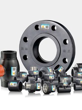 国标全塑PE法兰接头25活套32塑料活动盘63分体75松套110水管配件