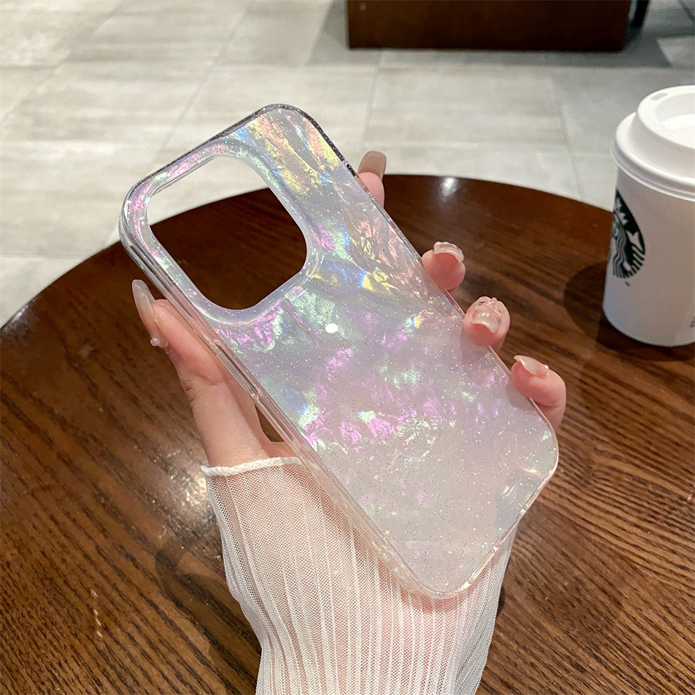 Glossy Pink Protective Phone Case For Iphone 14 13 15 Pro Max_voghion.com