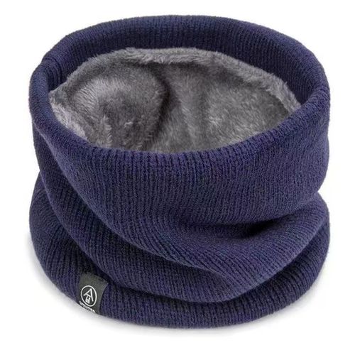 Winter Neck Gaiter for Men and Women, Fleece Lined and Thick, Outdoor Cycling Face Mask, Versatile Knitted Neck Guard and Head Hat