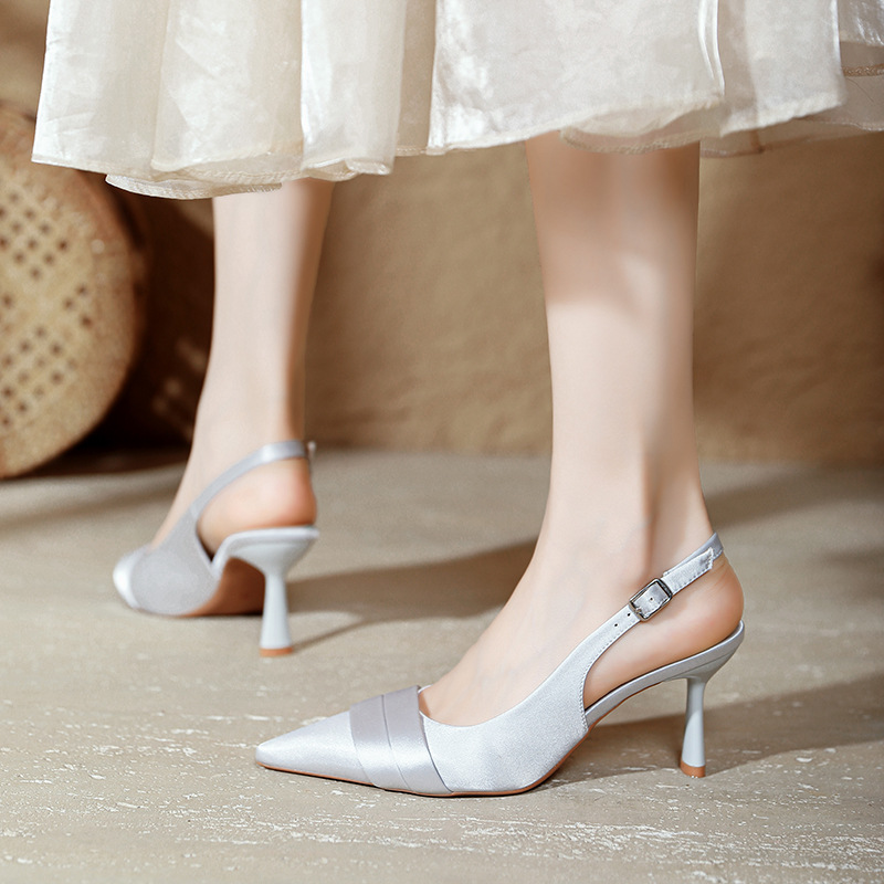High heels pointed-toe stiletto heels