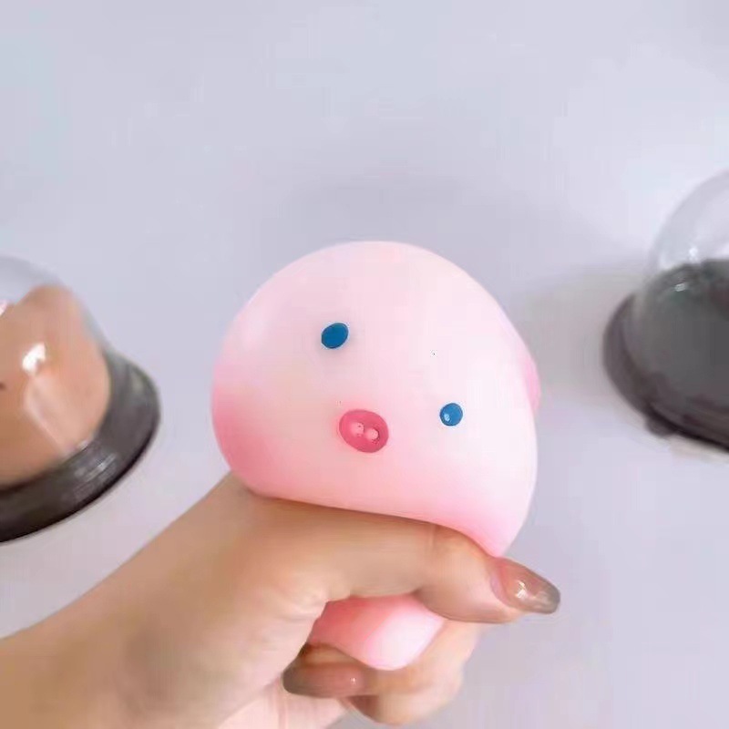 Sakura Rabbit, Rabbit and Pig can't hide secretly. Sang Zhi's same model as Little Red Book Decompression Mini Pinch Fun Vent Ball