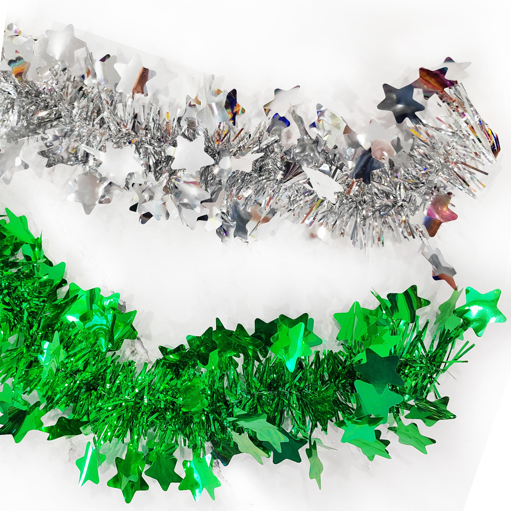 Ficha de lana de flores de decoración de la casa de bodas de navidad decoración de la boda columna pequeña tira de cinco estrellas