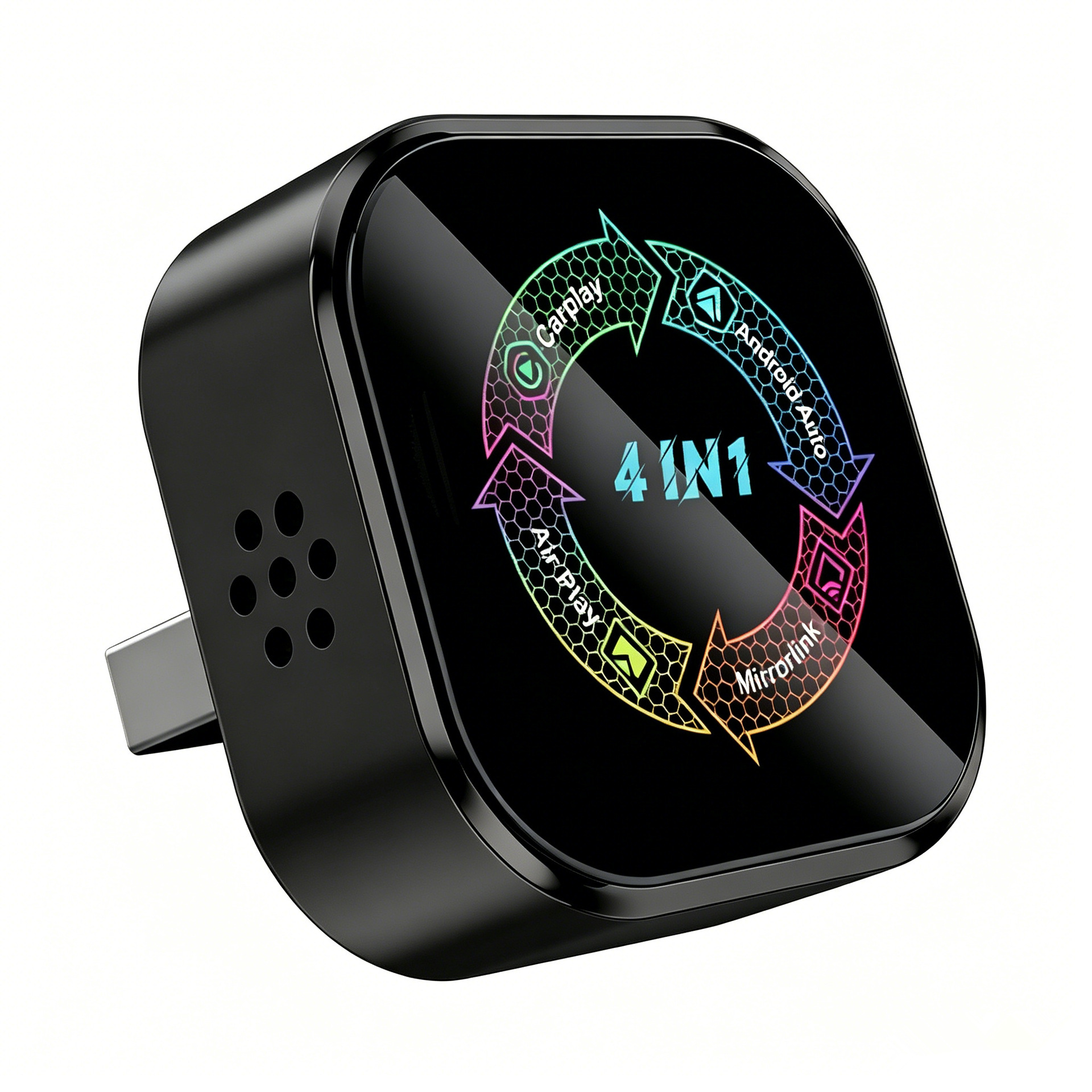 Best-selling 4-in-1 Apple and Android Mirror Screen Dual-Band Car Smart Box with Reverse Control Wireless CarPlay Box