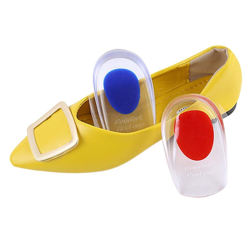 Стельки-накладки на пятку, гелевые стельки, подушечки для пяток, вкладыши для пяток, амортизирующие вкладыши для стоп, тонкие вкладыши для пяток в упаковке