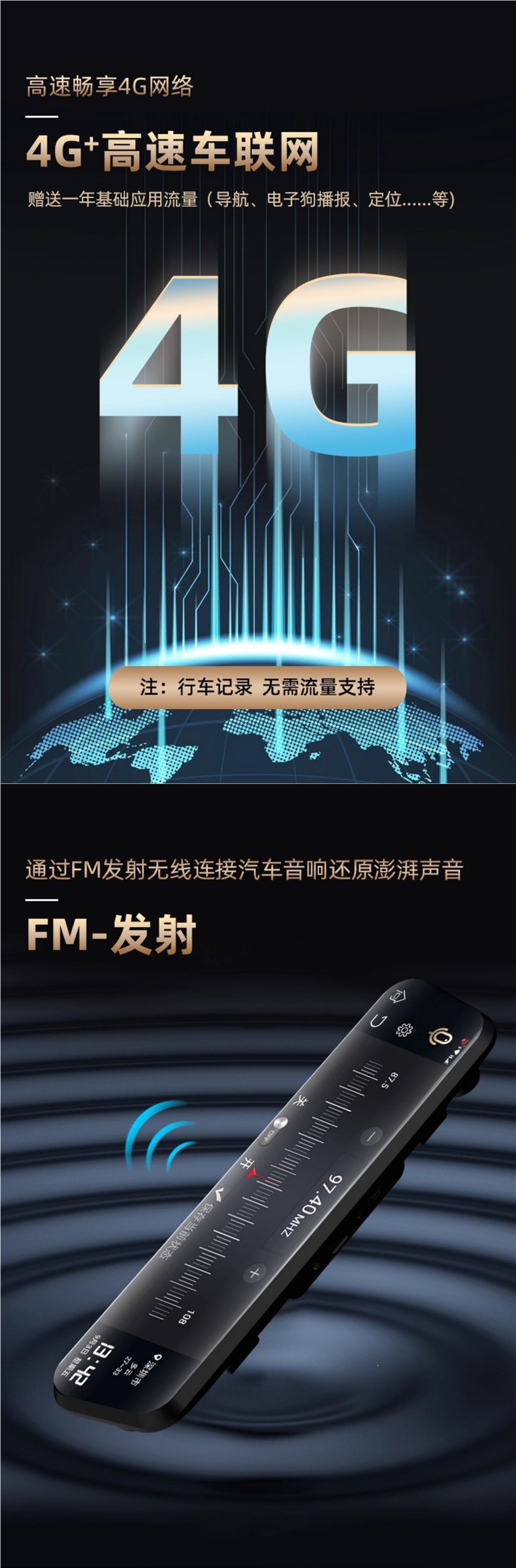 2026 New Model "Renwoyou" Specialized Smart Streaming Media Rearview Mirror Dash Cam with AR Navigation and Speed Detection