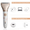 High -end ladies hair removal device two -in -one shaving device home hair removal device Skywashed hair extraction, cross -border supply