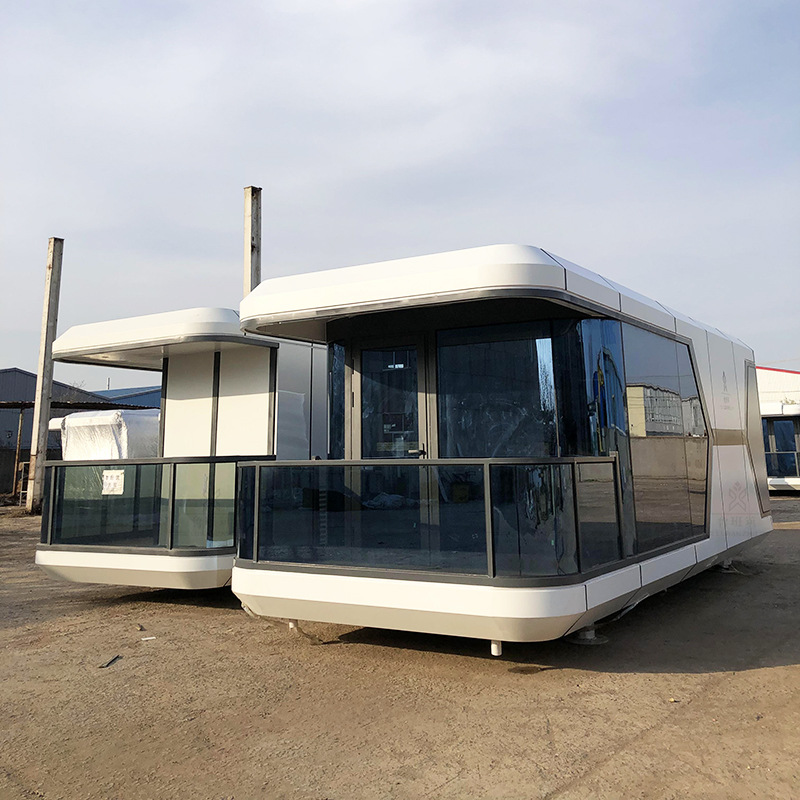 Casa móvil de alojamiento de la cápsula espacial precio de la vivienda de contenedores de casas móviles de alojamiento de la casa de alojamiento de la casa de alojamiento de los fabricantes