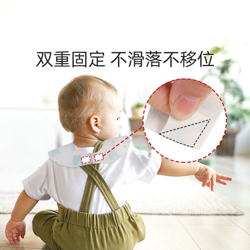 Children's cartoon eating bib non-woven cloth, 10 pieces
