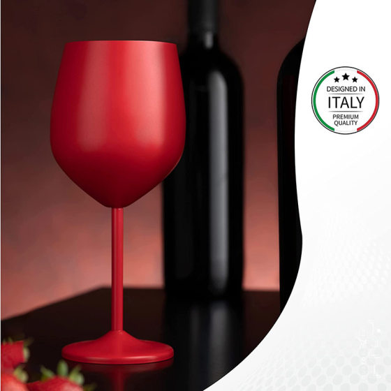 Stainless Steel 304 Wine Goblet Restaurant High-end Food Grade Wine Goblet Bar Bar Set