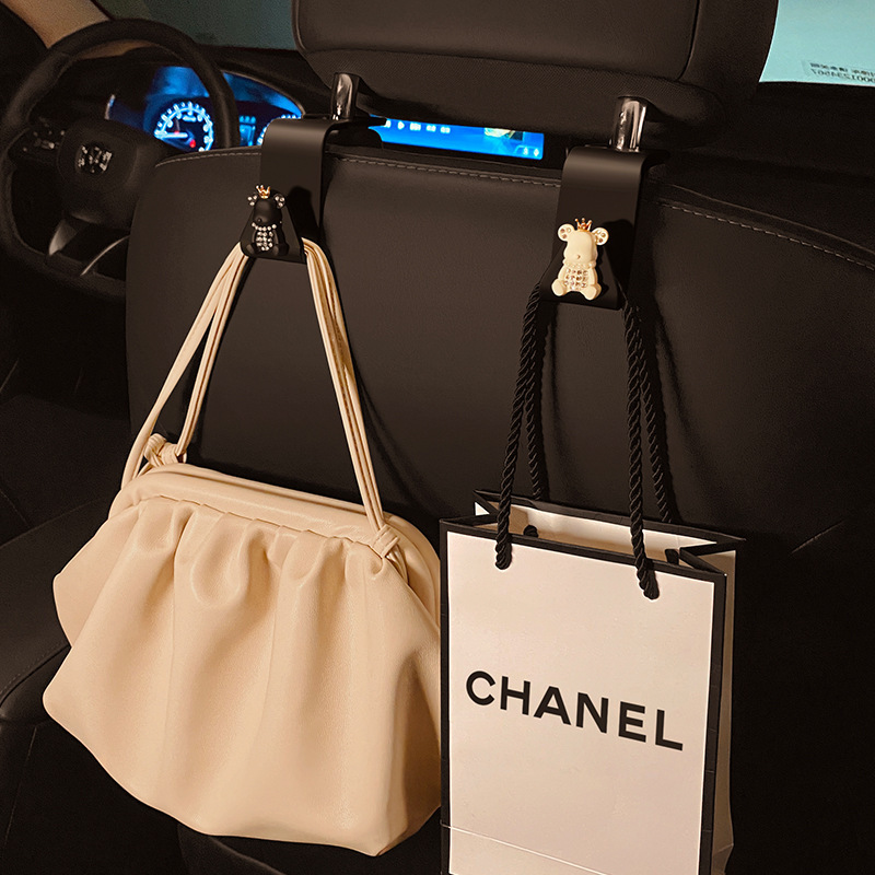 Gancho para coche Gancho para la parte posterior del asiento con gancho para el asiento trasero