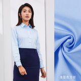 Màu xanh nhạt-dài tay nữ-cổ vuông