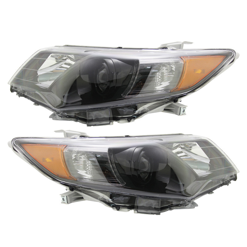 Adecuado para Toyota Camry modelo de coche original faro estándar americano 12-14camry modelo negro
