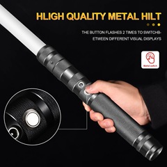 Cross-border Metal Laser Sword with Variable Sound Star Wars Style Light Sword, 15 Colors Two-in-One Illuminating Toy Laser Sword Wholesale