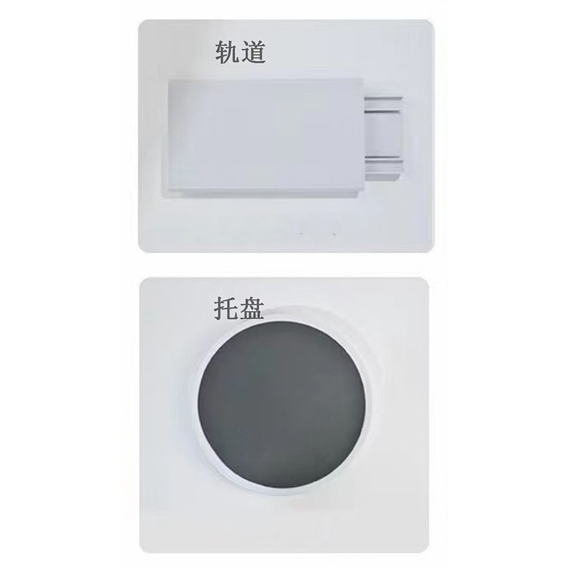 长桌旋转手动转盘可调节餐盘家用聚会桌面旋转盘饭菜托盘旋转长桌|undefined