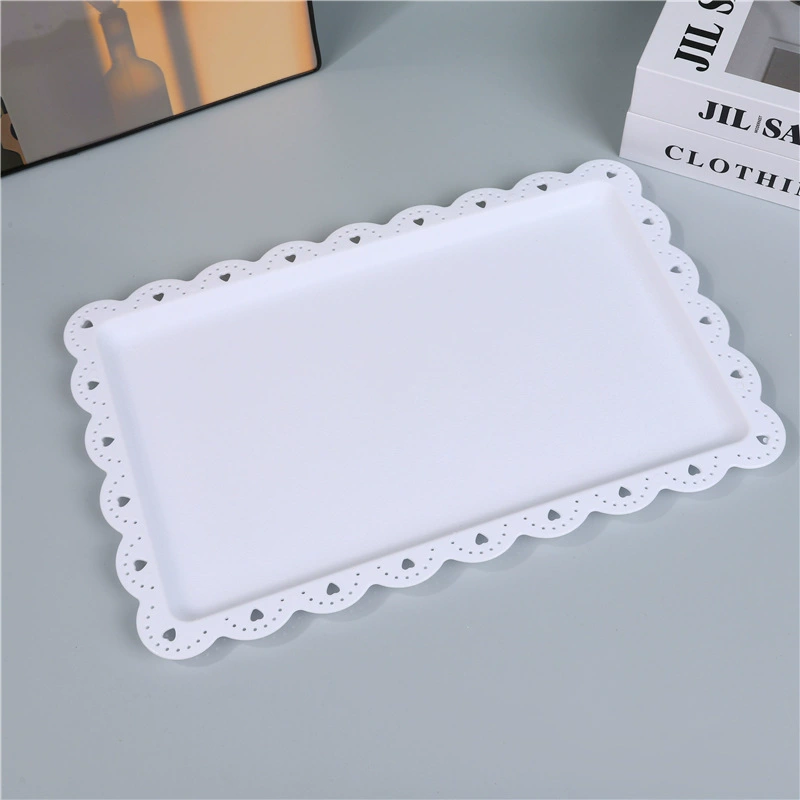 Пластиковый поднос для фруктов, прямоугольная тарелка, обеденная тарелка, поднос для десертов, хлеба, торта, поднос для хранения чашек, поднос для фруктов и овощей