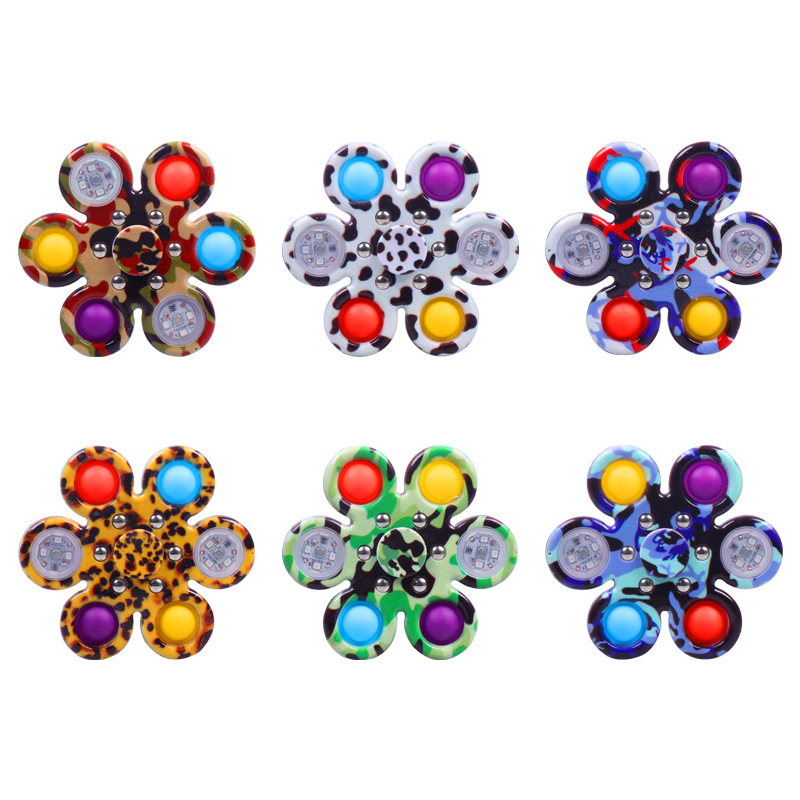 带灯印花泡泡乐陀螺