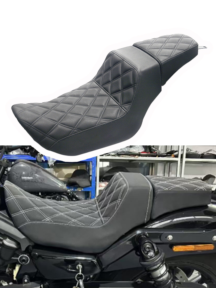 Motorcycle Seat Cushion Suitable for Harley Sportster Softail Street Fighter Fatback Road King New and Old Models Touring Glide Series