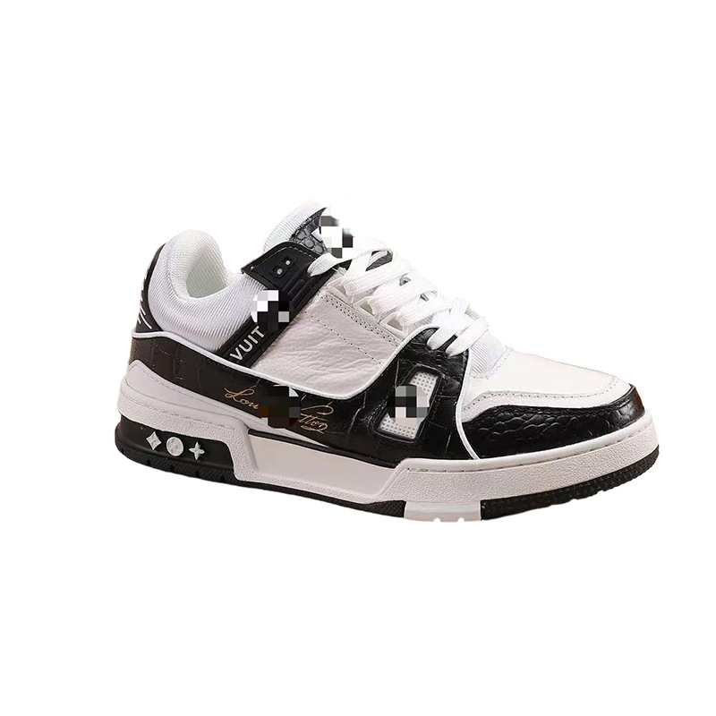 Zapatos casuales de marca de moda, zapatos blancos transpirables de suela gruesa para hombres, 2026 primavera y otoño nuevos zapatos de skate resistentes al desgaste de alta calidad