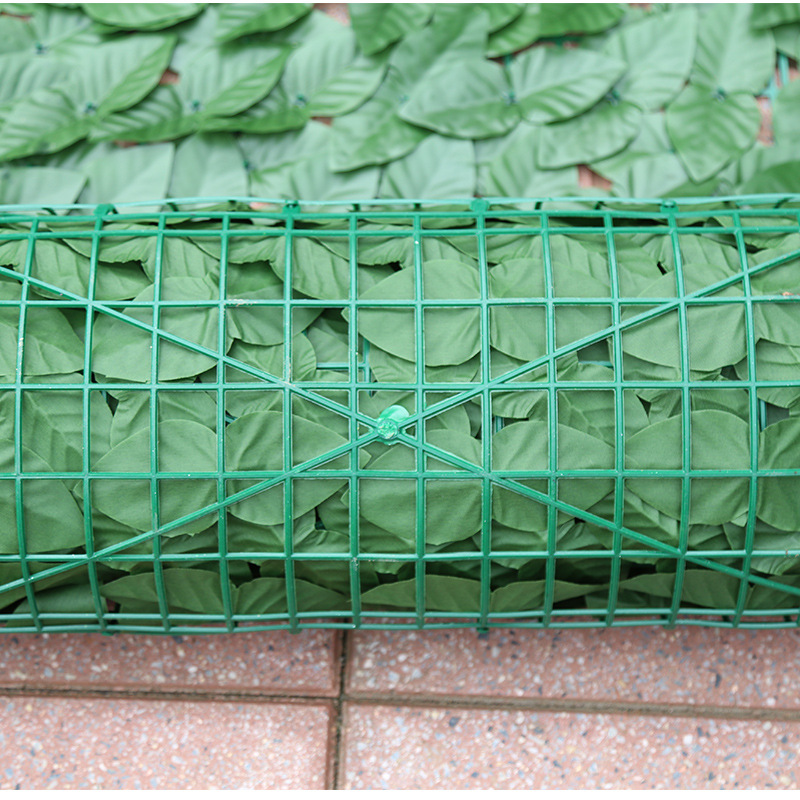 Simulated plant wall decoration fence fence green leaf balcony blocking leaf green plant ceiling garden courtyard fence