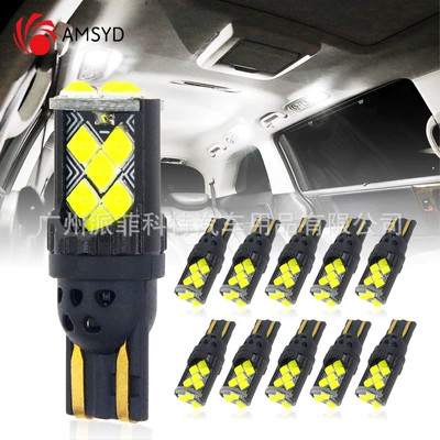 Yeni Yüksək Parlaqlıqlı Geniş Gərginlikli Avtomobil LED T10-3030-15 Oxu İşığı