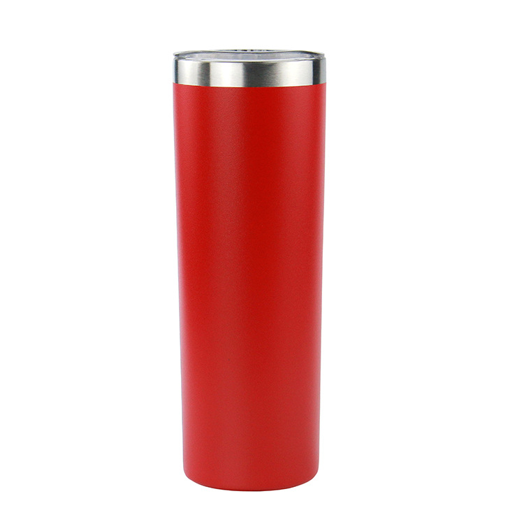 Comercio exterior 20oz doble vacío taza de acero inoxidable taza de café portátil taza de automóvil taza de plástico por pulverización taza de cuerpo recto image 8