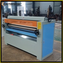 国隆 1350型单面海绵辊涂胶机 凹凸造型门板铝塑板单双面辊涂机