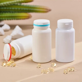厂家供应食品级200ml撕拉盖保健品密封分装钙片维生素片剂瓶