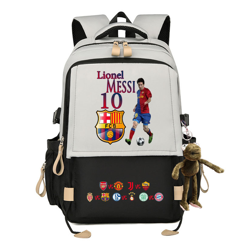 2024 Liga de Campeones Copa del Mundo de fútbol Mochila Real Madrid KakaCroba Messi Chelsea Manchester United estudiantes
