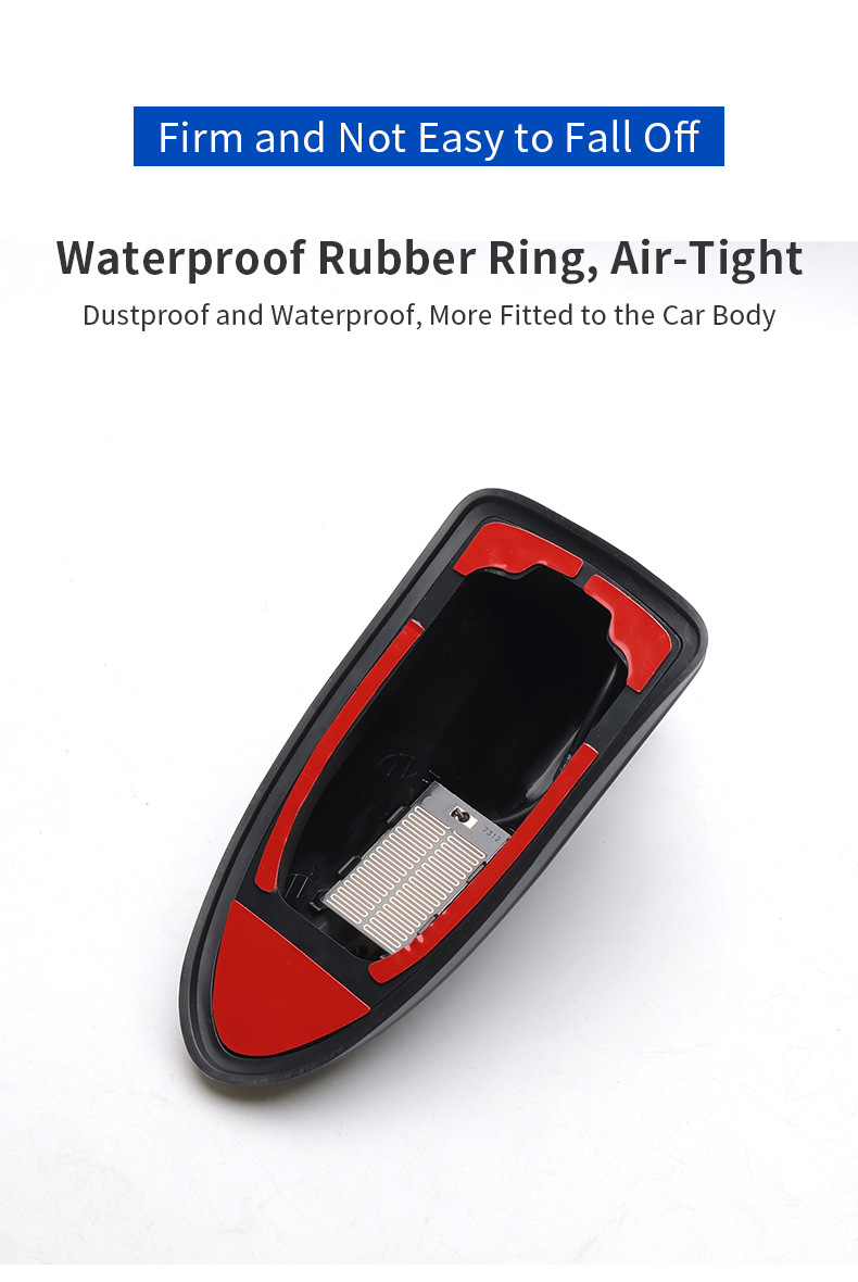 Factory new modified shark fin antenna with radio receiver, car roof decoration, signal booster, front-mounted car antenna