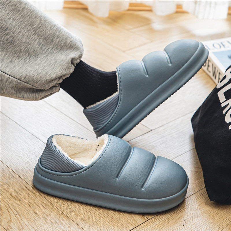 2025 새로운 겨울 남성용 아웃도어 스노우 부츠, 남성용 겨울 힐 코튼 슈즈, 남성용 겨울 방수 실내 홈 대형 사이즈