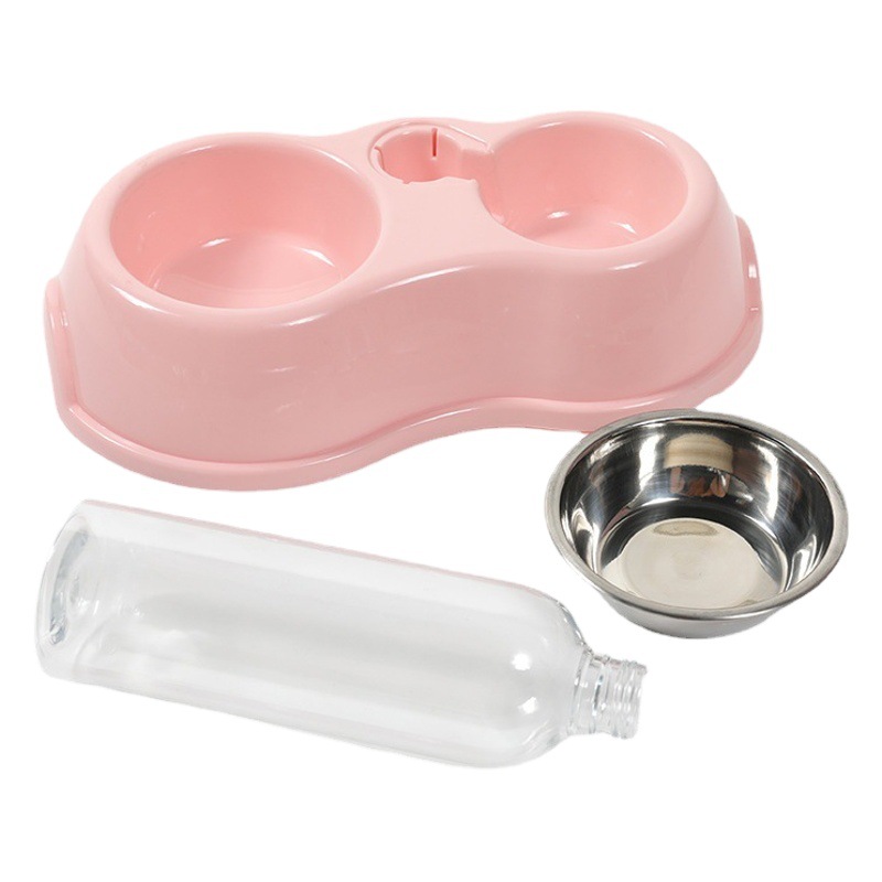 Cat Bowl tazón de fuente del perro antideslizante gato tazón de agua potable alimentador de mascotas tazón doble para mascotas tazón de fuente automática para mascotas suministros para mascotas