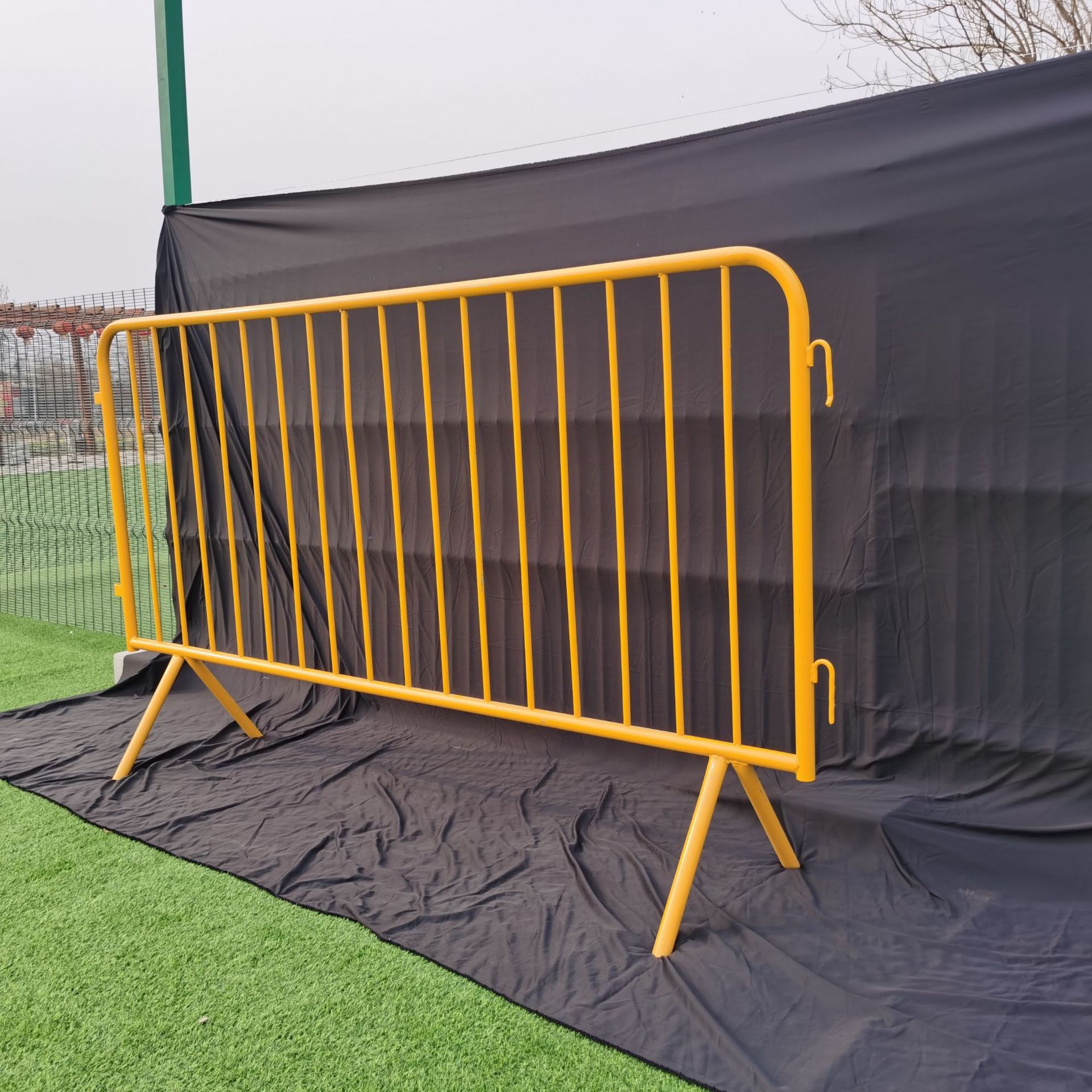 可移动铁马护栏交通施工公共交通镀锌隔离移动栅栏路障护栏