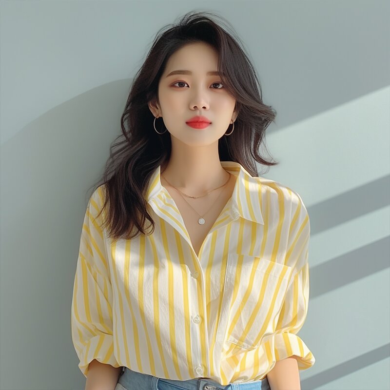 White summer shirt